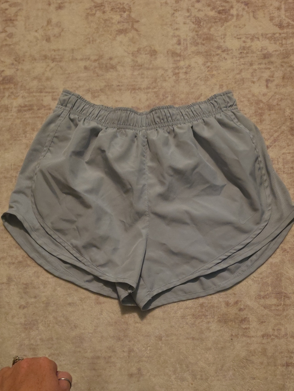 Nike Women's Pale Blue Athletic Running Shorts